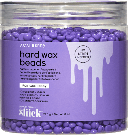 Enthaarungswachs hard wax beads Acai Berry Sliick