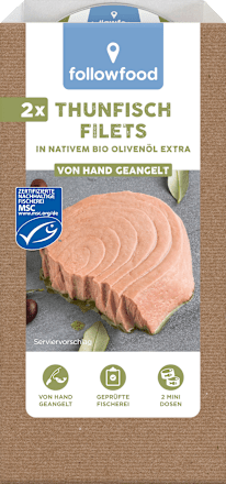 Thunfisch Filets in Olivenöl followfood