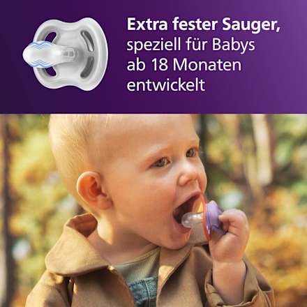 Schnuller ultra air 18+ Monate sortiert PHILIPS AVENT