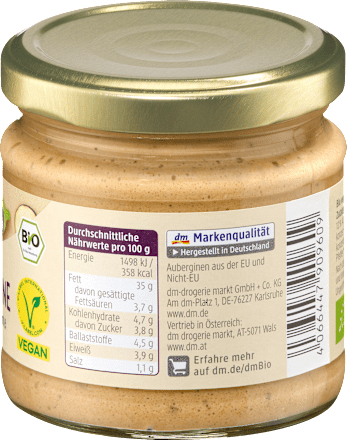 Bio zelenjavni namaz z jajčevci dmBio