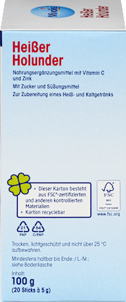 Heißer Holunder Heißgetränk Mivolis