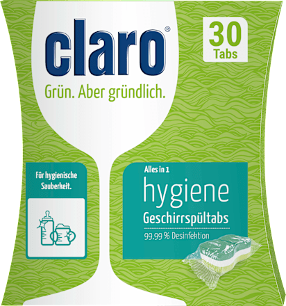 Geschirrspül-Tabs hygiene claro
