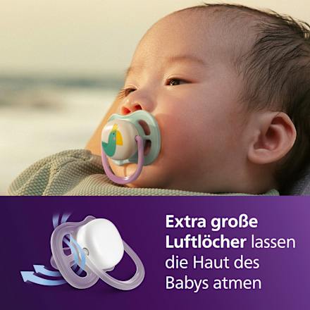 Schnuller ultra air Happy 0-6 Monate sortiert PHILIPS AVENT