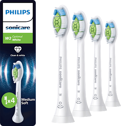 Накрайник за електрическа четка Optimal White бял цвят Philips Sonicare
