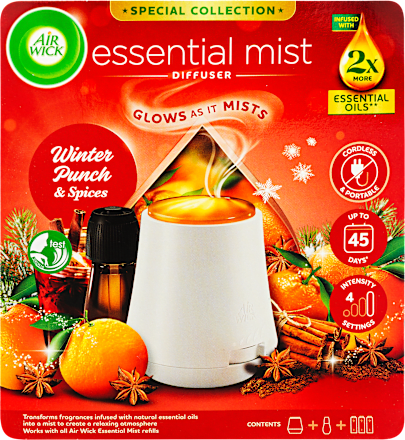 Aroma diffúzor készülék Gyümölcsös téli puncs illattal Air Wick