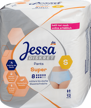 Pants Inkontinenz Super Gr. S Jessa DISKRET
