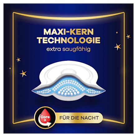 Maxi-Binden mit Flügeln Maxi Night always