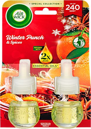 Elektromos légfrissítő utántöltő Fehér bazsarózsa és jázminvirág duopack Air Wick