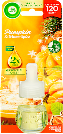 Elektromos légfrissítő utántöltő Fűszeres sütőtök varázs illattal Air Wick