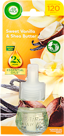 Elektromos légfrissítő utántöltő Édes vanília és shea vaj illattal AIR WICK