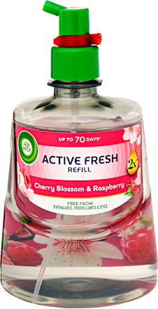 Active fresh utántöltő Cseresznyevirág és málna illattal Air Wick