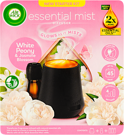 Aroma diffúzor készülék bazsarózsa és jázmin illattal Air Wick