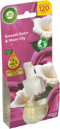 Náplň do elektrického osviežovača Essential Oils - jemný satén a mesačná ľalia Air Wick