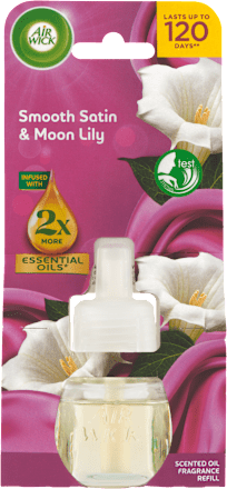 Náplň do elektrického osviežovača Essential Oils - jemný satén a mesačná ľalia Air Wick