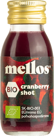 Bio Brusnicový shot mellos