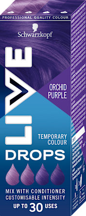 Farbiace kvapky na vlasy - Orchid Purple Schwarzkopf LIVE