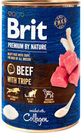 Karma dla psów Premium By Nature, wołowina Brit