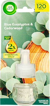 Elektromos légfrissítő utántöltő Eukaliptusz és cédrusfa illattal Air Wick