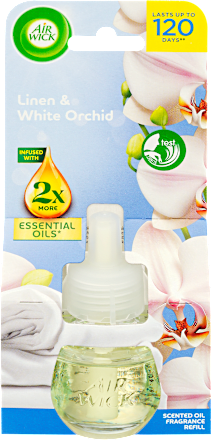 Elektromos utántöltő Pamut és fehér orchidea illattal AIR WICK