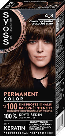 barva na vlasy Čokoládově hnědý 4-8 syoss