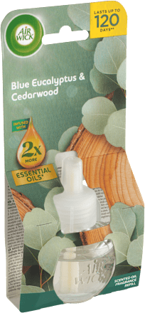 Náplň do elektrického osviežovača Essential Oils - eukalyptus a cédrové drevo Air Wick