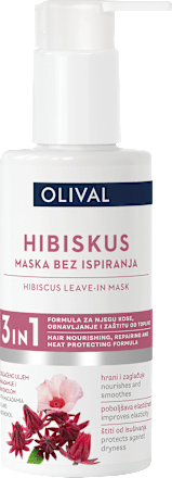 Maska za kosu bez ispiranja Hibiskus OLIVAL