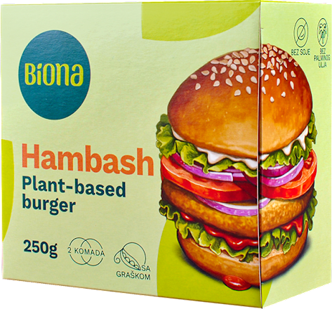 Veganski burger BIONA
