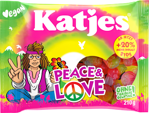 Caramelle Peace & Love Katjes