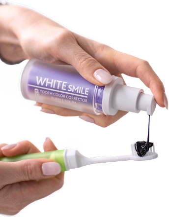 V34 colour corrector ljubičasti serum za korekciju boje zuba WHITE SMILE