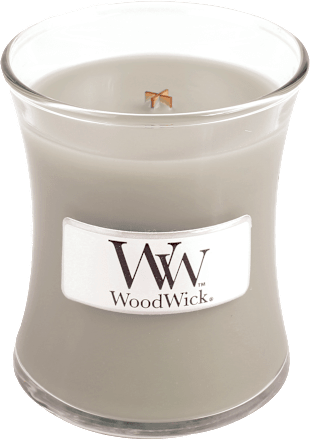 Dišeča sveča v kozarcu Fireside Wood Wick