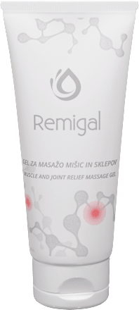 Hladilno – grelni gel za masažo in sprostitev pred in po športnih aktivnostih Remigal galex