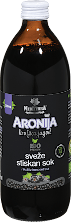 100 % bio sok aronije Mediterra