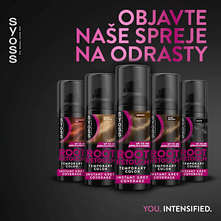 Sprej na odrasty Root Retouch - Brown syoss