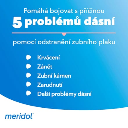 zubní kartáček měkký meridol