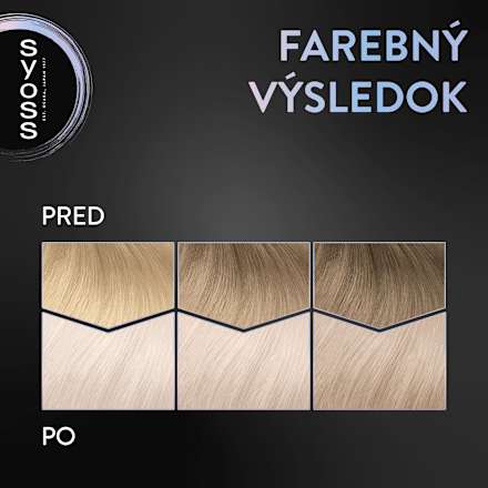 Farba na vlasy Metallic Collection Permanent Color - 12-53 perleťovo platinový syoss