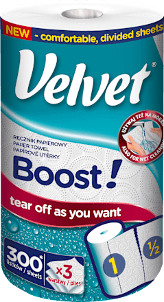 kuchyňská role Boost! 3vrstvé 1x300 Velvet