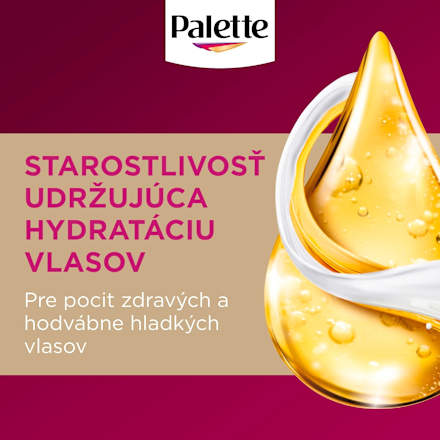 Farba na vlasy Oil-Care Color - 7-77 intenzívna žiarivo medená Palette DELUXE