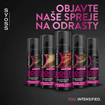 Sprej na odrasty Root Retouch - Cashmere Red syoss