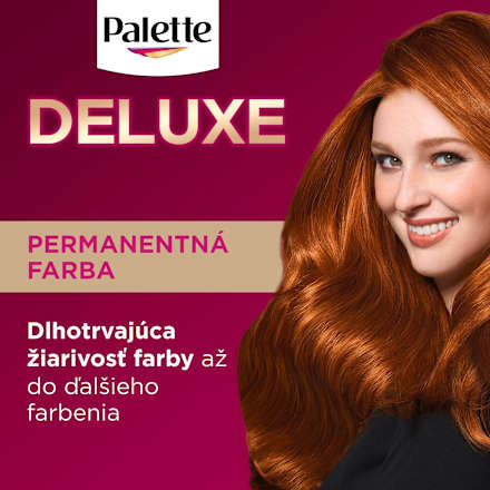 Farba na vlasy Oil-Care Color - 7-77 intenzívna žiarivo medená Palette DELUXE
