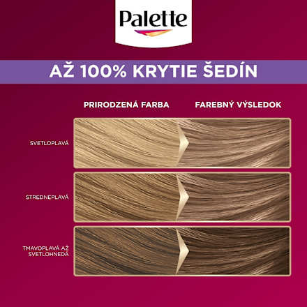 Farba na vlasy Oil-Care Color - 8-11 chladná blond Palette DELUXE