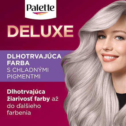 Farba na vlasy Oil-Care Color - 10-91 chladný popolavý blond  Palette DELUXE