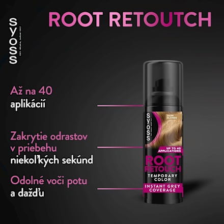 Sprej na odrasty Root Retouch - Dark Blond syoss