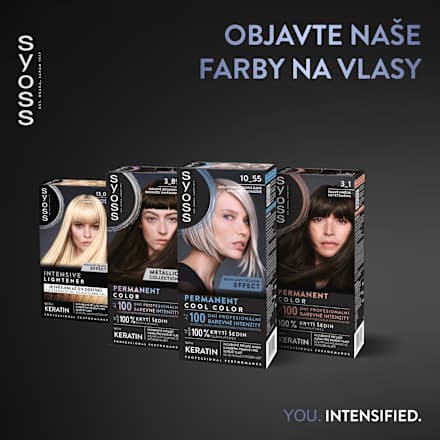 Farba na vlasy Cool Color- 10-55 ultra platinová blond syoss