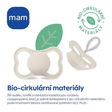 dudlík Supreme Night 16+m, růžový/béžový mam