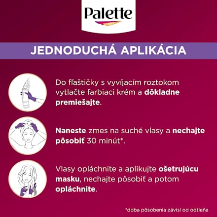 Farba na vlasy - 5-11 svetlo popolavo hnedá Palette DELUXE