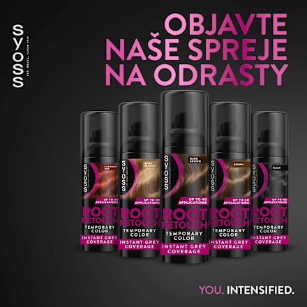 Sprej na odrasty Root Retouch - Dark Brown syoss