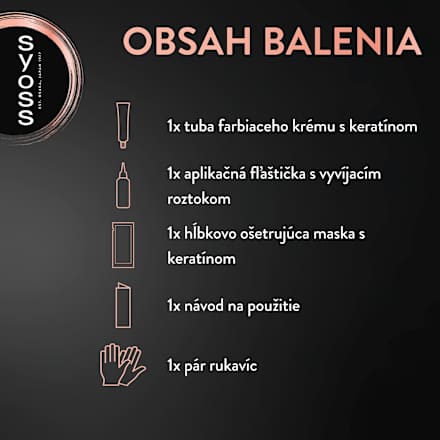 Farba na vlasy Permanent Color - 8-7 medová blond syoss