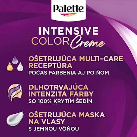 Farba na vlasy - 1-0 čierna Palette INTENSIVE COLOR CREME