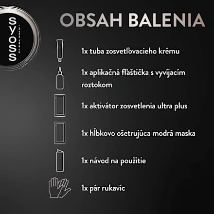 Zosvetľovač na vlasy - 13-5 platinový  syoss