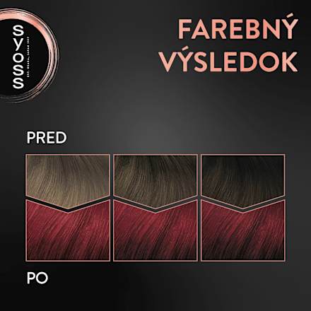 Farba na vlasy Permanent Cool Color - 5-29 intenzívna červená syoss